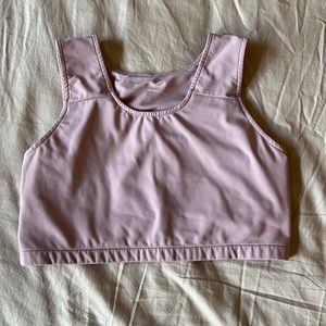 Lola Olivia Chest binder, pink/gray, size XS